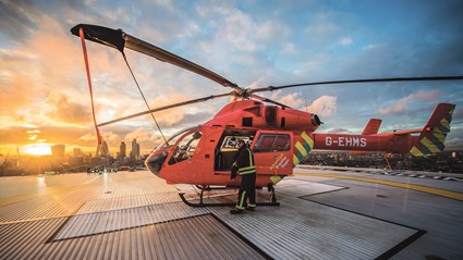 Royal London hospital helipad