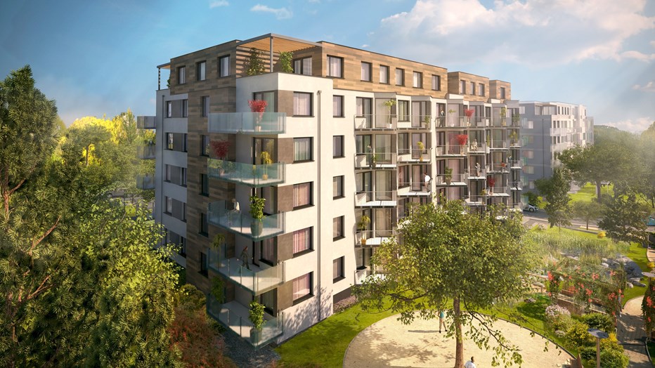 Visual - Cascades Barrandov VI, building E Visual - Cascades Barrandov VI, building E