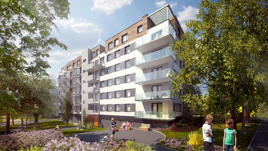 Visual - Cascades Barrandov VI, building E Visual - Cascades Barrandov VI, building E