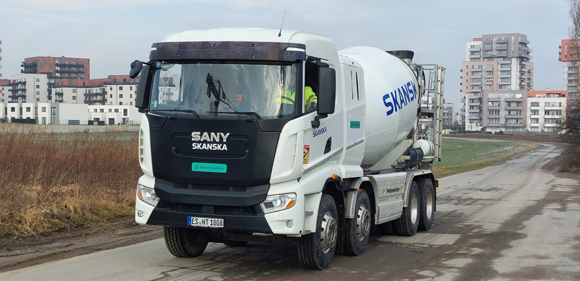 Skanska EV concrete truck (1) Skanska EV concrete truck (1)