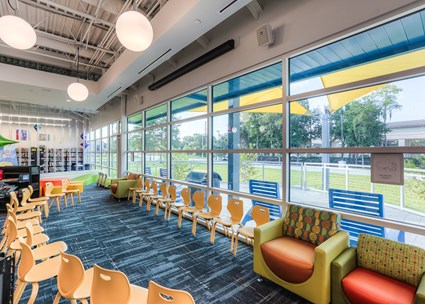 Chickasaw Library Remodel Interior