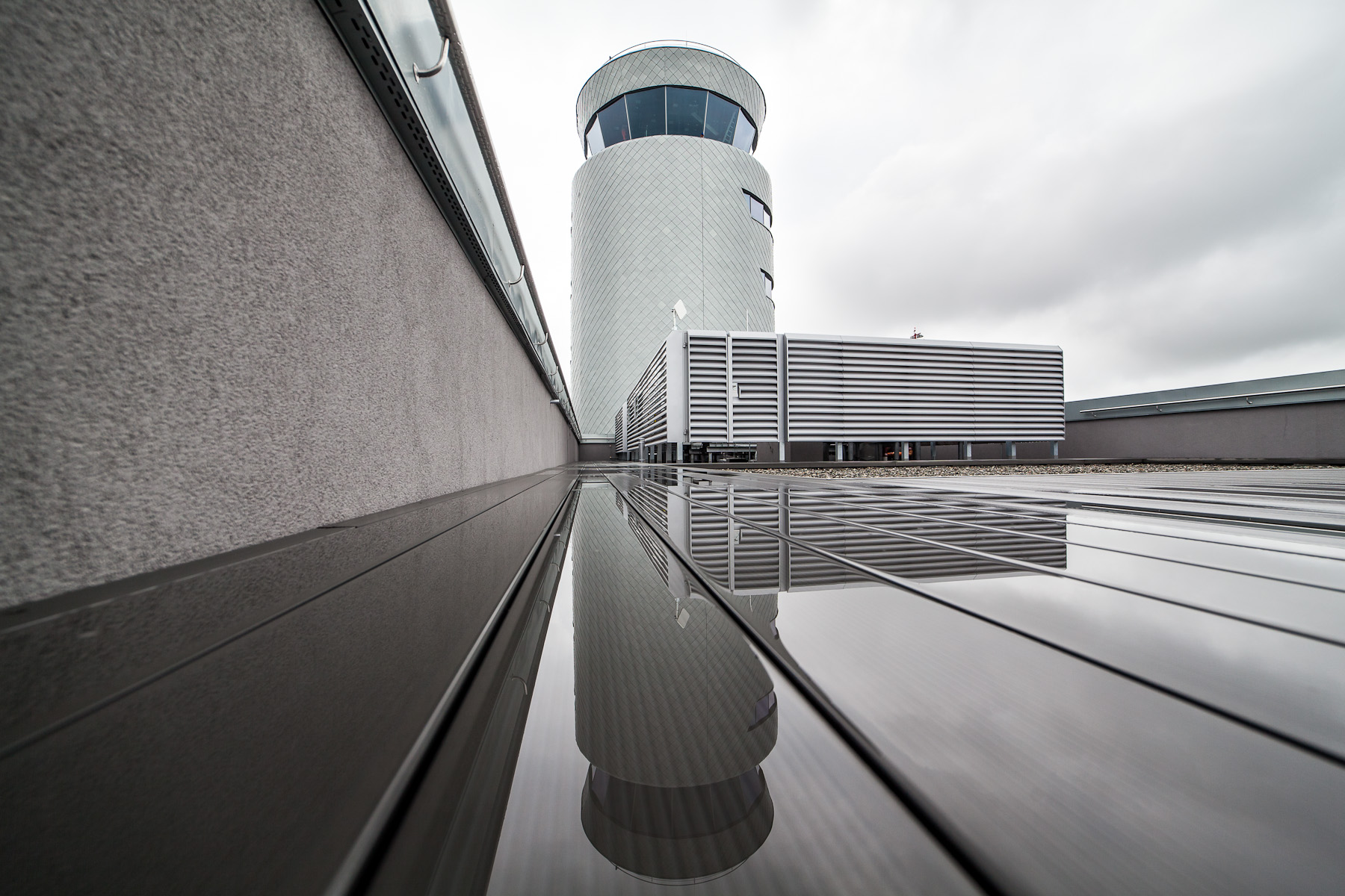 Air traffic control tower in Jasionka