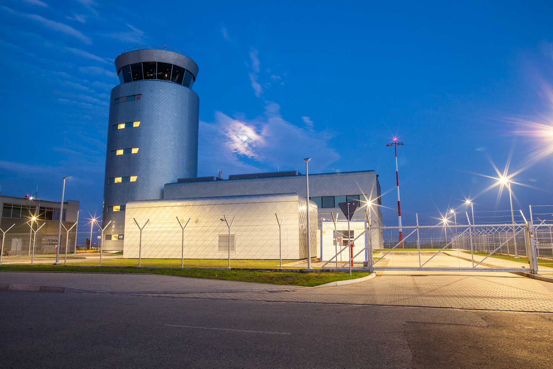 Air traffic control tower in Jasionka