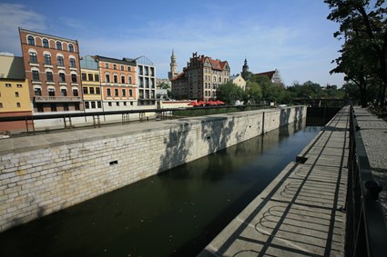 Flood protection facility for Młynówka, Opole 