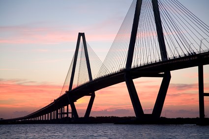 Cooper River Bridge Sunset