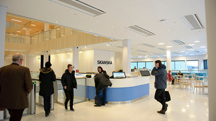 Entré Lindhagen Skanska entrance