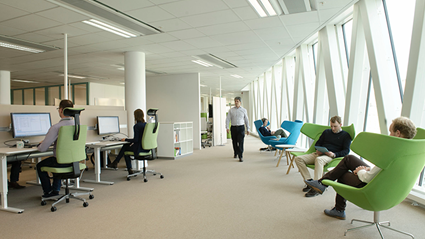 Entré Lindhagen Skanska officefloor
