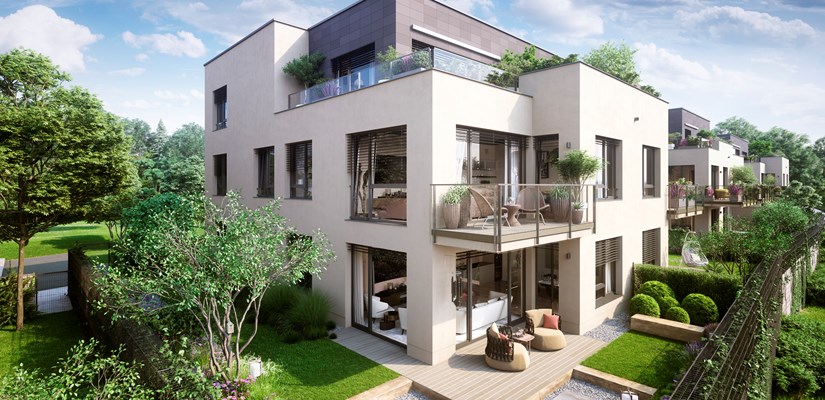 Vizualizace exteriéru projektu Čertův vršek Vizualizace exteriéru projektu Čertův vršek