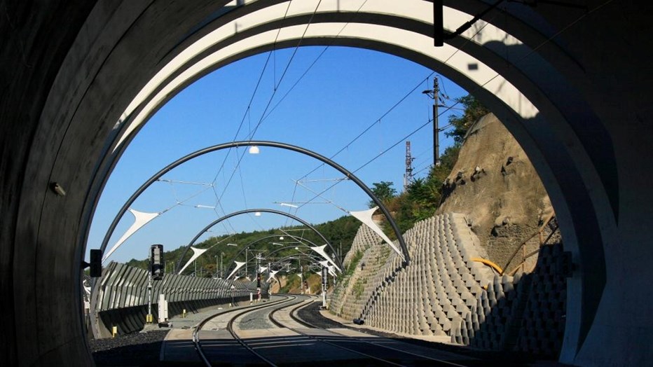 Tunely pod Vítkovem_východní portál Tunely pod Vítkovem_východní portál