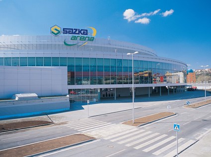 Sazka Arena - Exteriér