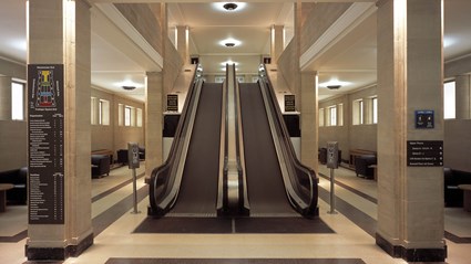 Modern facilities were seamlessly incorporated into the refurbishment of the Grade II listed building