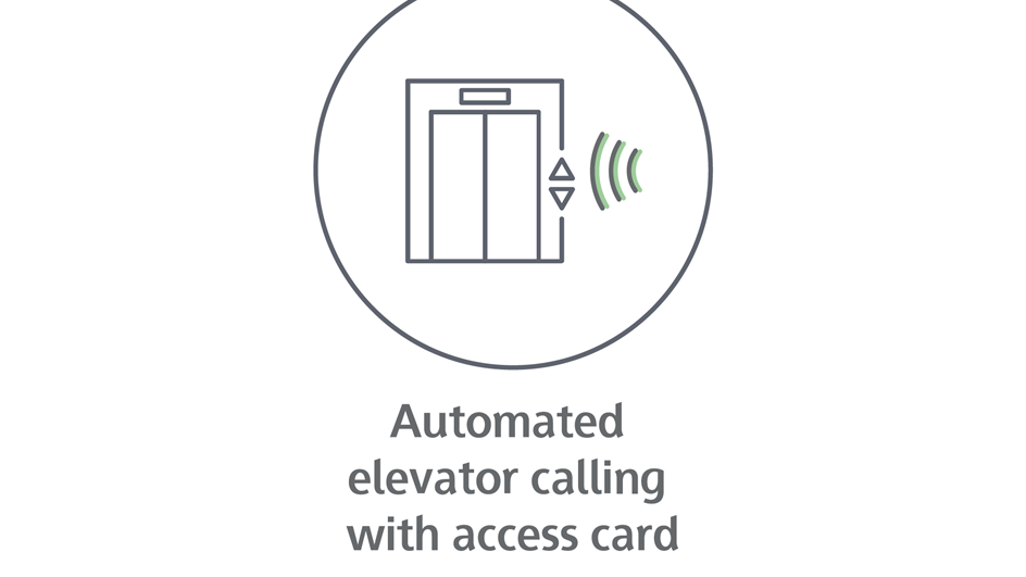 Automated elevator calling with access card-01