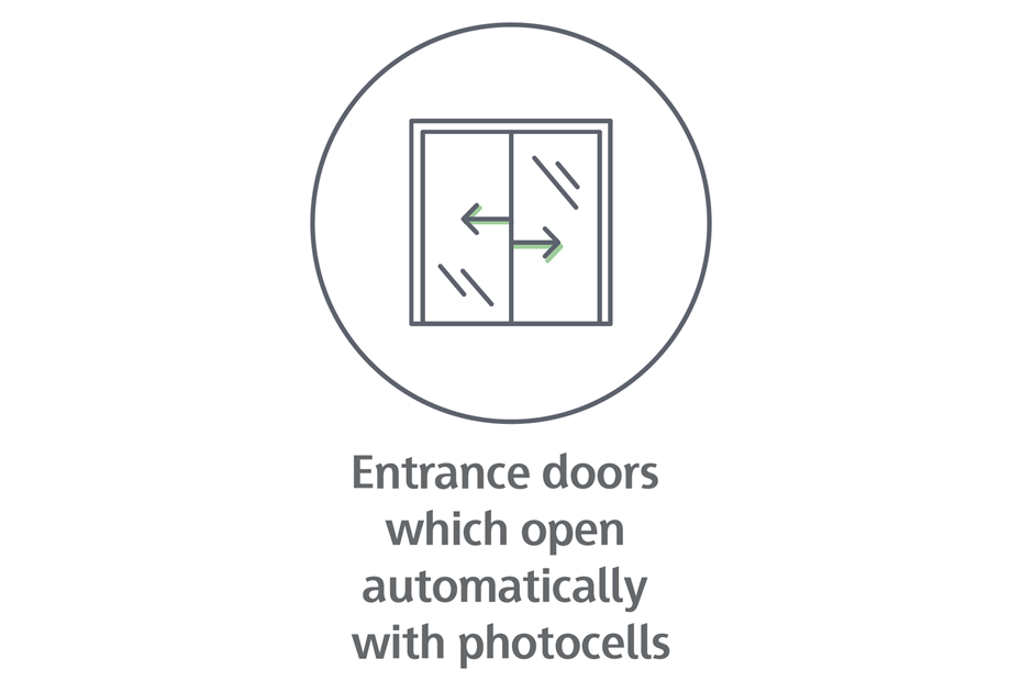 Entrance doors which open automatically with photocells-01