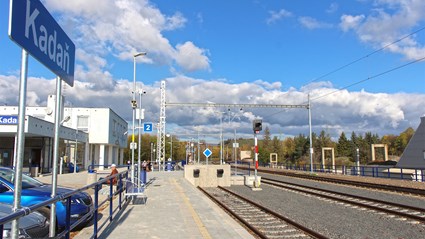 Elektrizace trati Kadaň-Prunéřov - Kadaň